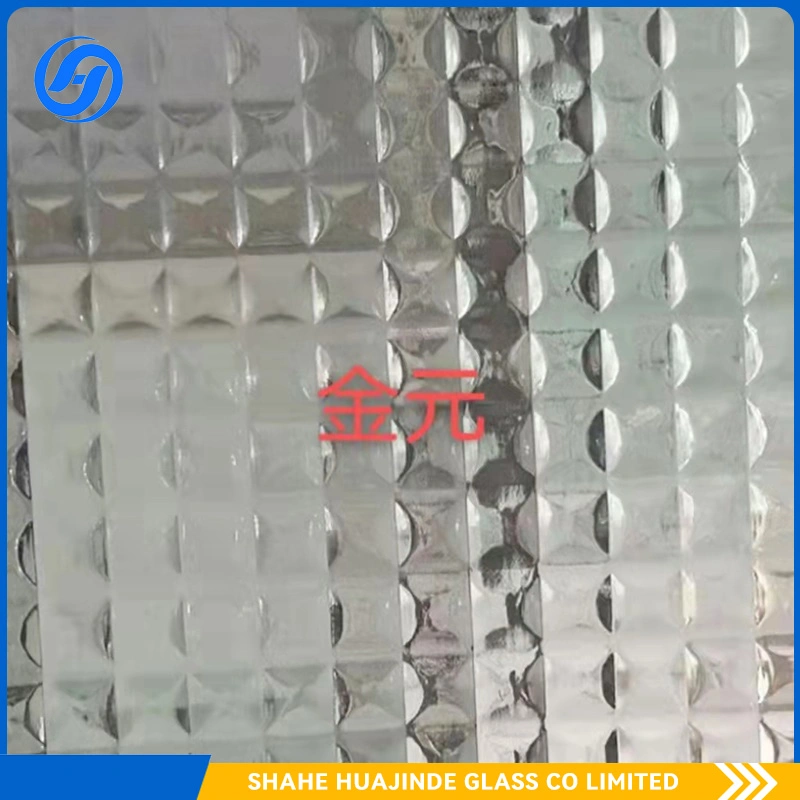 Custom Patterned Glass for Wardrobe Doors and Windows Screen Blocking Modern Art Architecture Industrial Glass