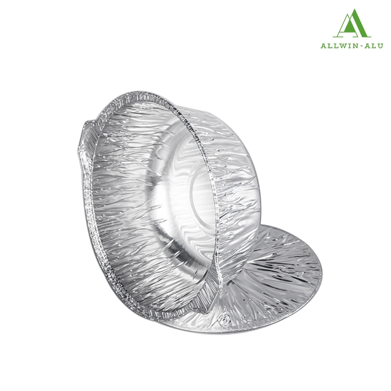 Factory Directly Wholesale/Supplier Food Grade Aluminum Foil Round Pot with Lid for Cooking