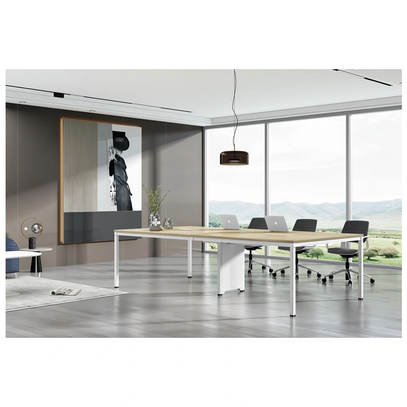 Konferenztisch Hardware Workstation Aluminium Stahl Meeting Home Office Schreibtisch Bürotisch