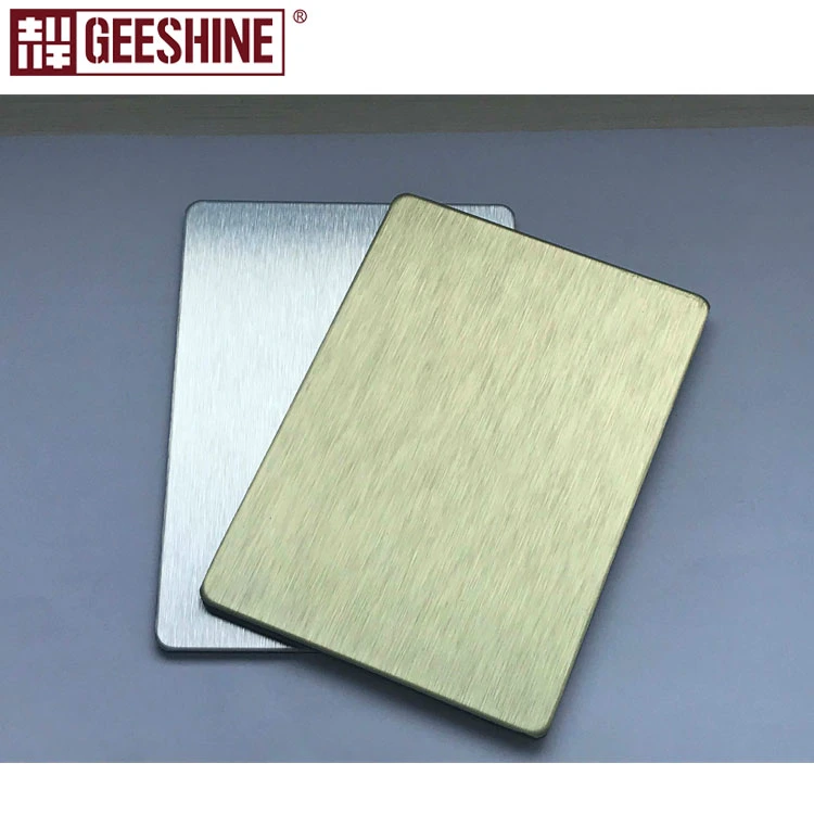 1250/1500X5000mm Construction Materials Brushed Aluminum Composite Panel Cladding Wall Decoration Prices