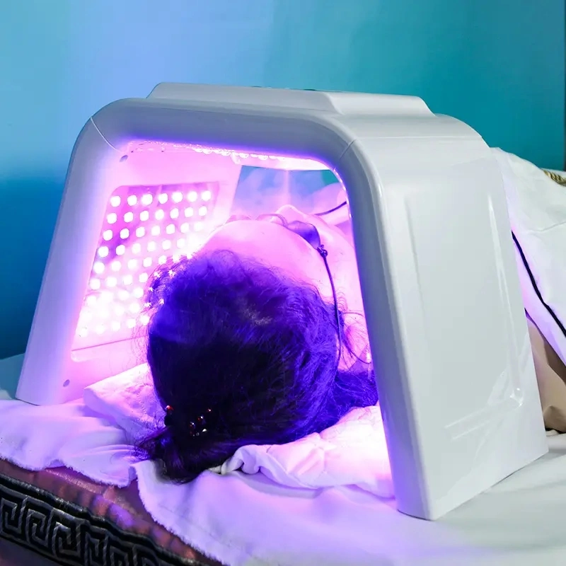 7 Color Photon Face Mask Nano Spray Beauty Salon SPA Equipment Anti Wrinkle Aging Skin Rejuvenation PDT LED Therapy Machine