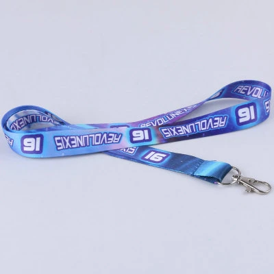 Promotional Custom Logo Colorful Nylon Lanyard