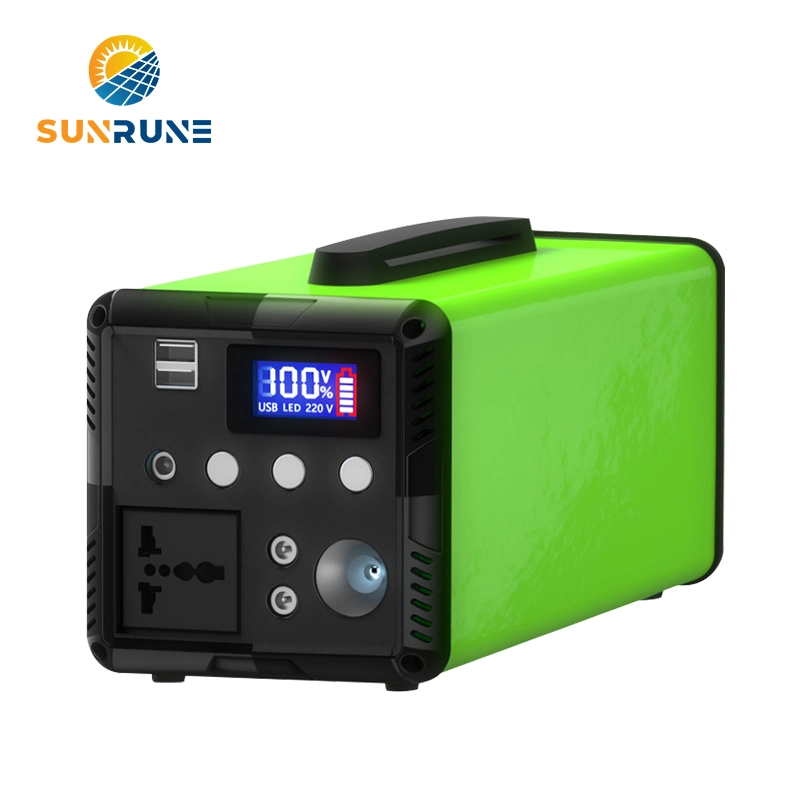 Solar portátil de 300W a 500W 720W Inicio 1500w Mobile 600 W de potencia de 2000W 500 BANCO DE ALIMENTACIÓN USB Batería exterior AC DC Power Station