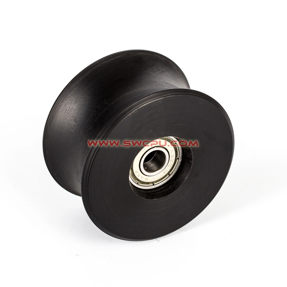 Custom U Groove Plastic Pulley Wheel for Furniture Clamping System