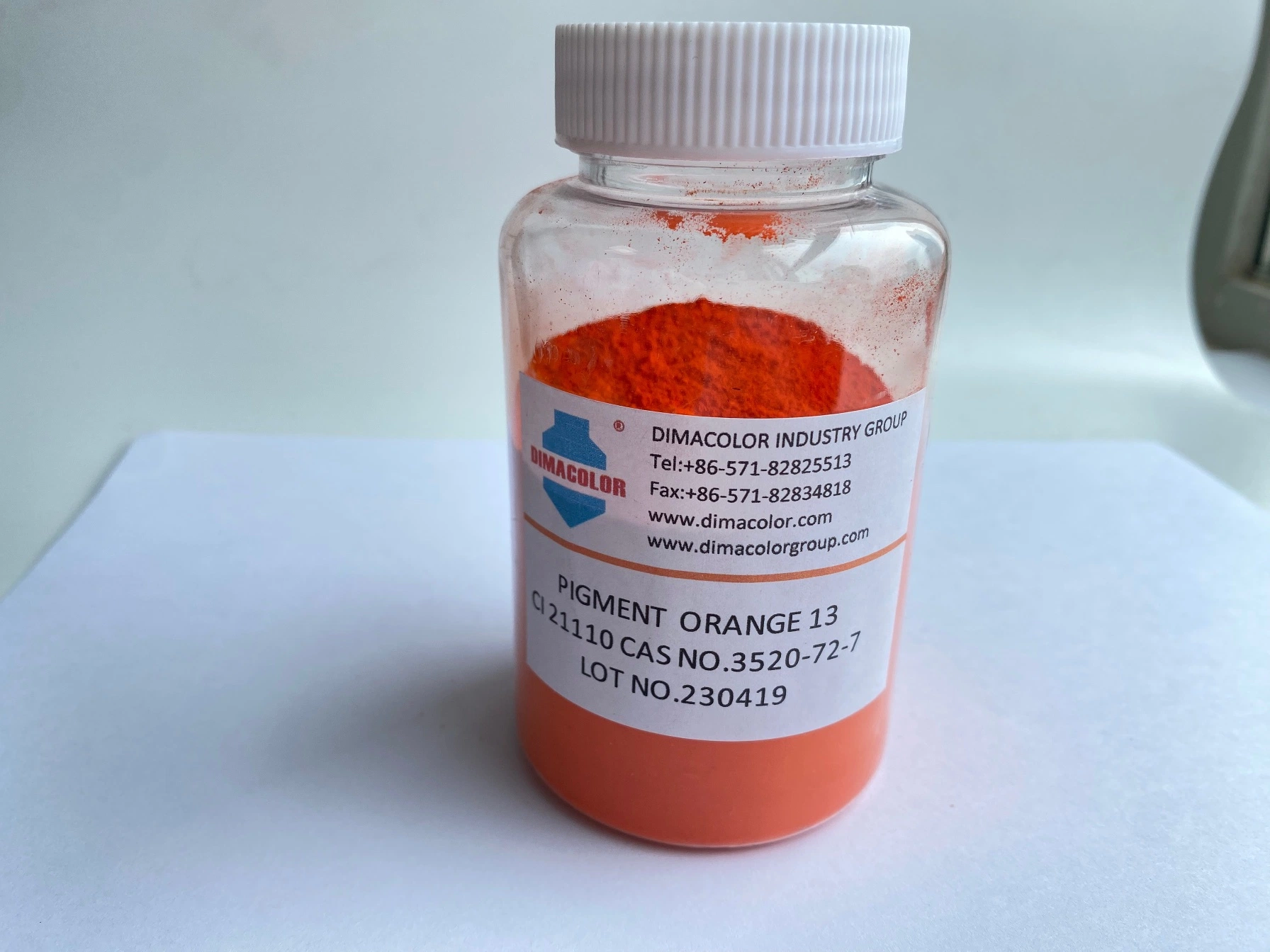 Organic Pigment Fast Orange G T 13 for Wb Sb Ink Plastic Textile Printing