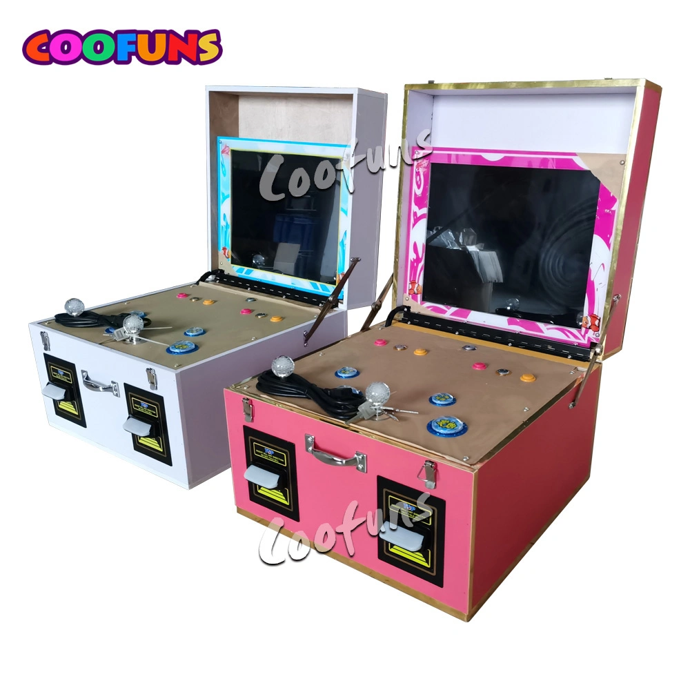 Portable Kids Mini Fishing Game Shooting 2 Player Fish Hunter Machine for Sale