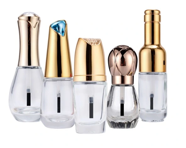 5ml 7ml 8ml 9ml 10ml 11ml 13ml 14ml 15ml 17ml Empty Glass Gel Nail Polish Bottle with Brush