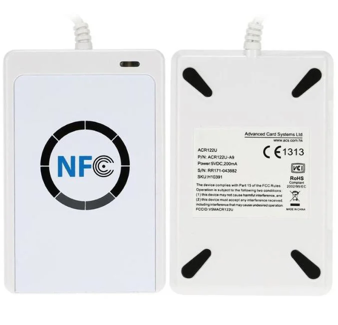 Großhandel/Lieferant RFID ISO 14443A Protokoll 13,56MHz ACR Reader USB Portable Leser