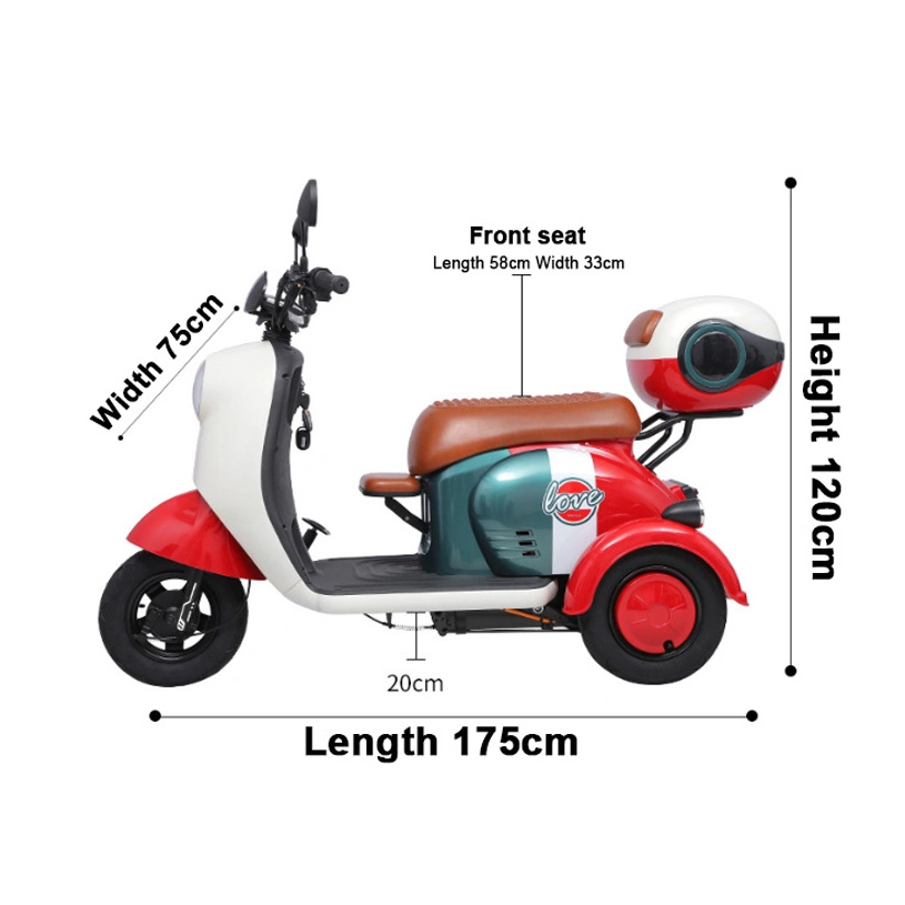 Eléctrico con Tricycles Motor de motocicleta pantalla de rueda trasera Motor inoxidable Acero 26 Pouces Adulte en Nigeria China 4 Tricycle