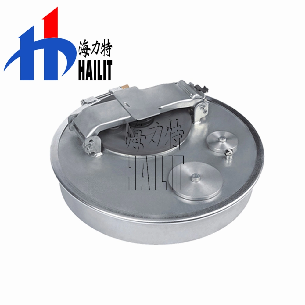 High quality/High cost performance  Aluminum Carbon Steel Tanker Top Manhole Cover (07)