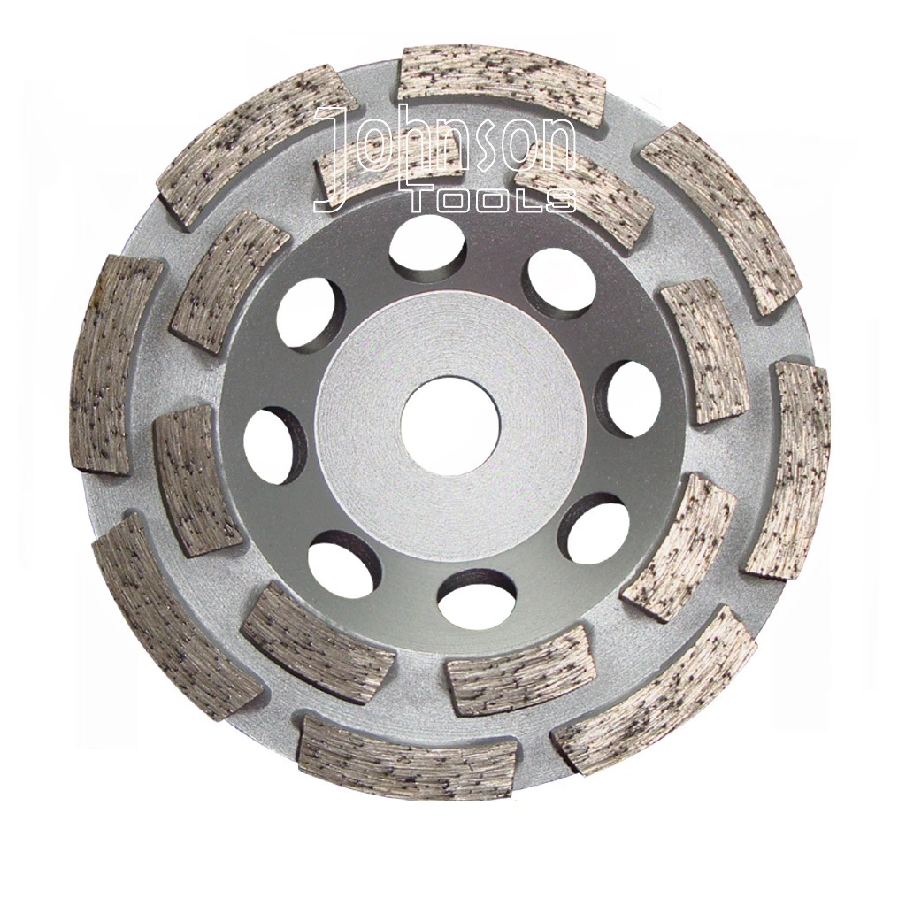 100mm Diamond Hot Press Double Row Cup Wheel for Stone