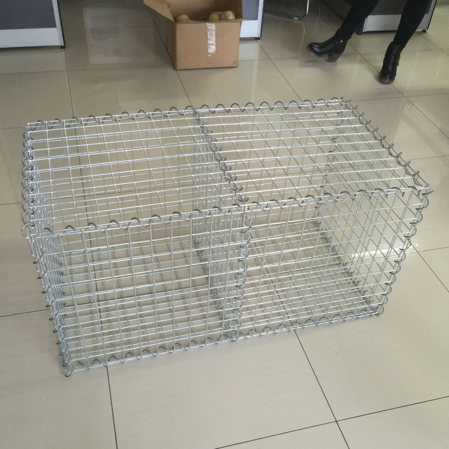 China Lieferant Preis 1m X 1m X 0,5m geschweißte Gabion Feld