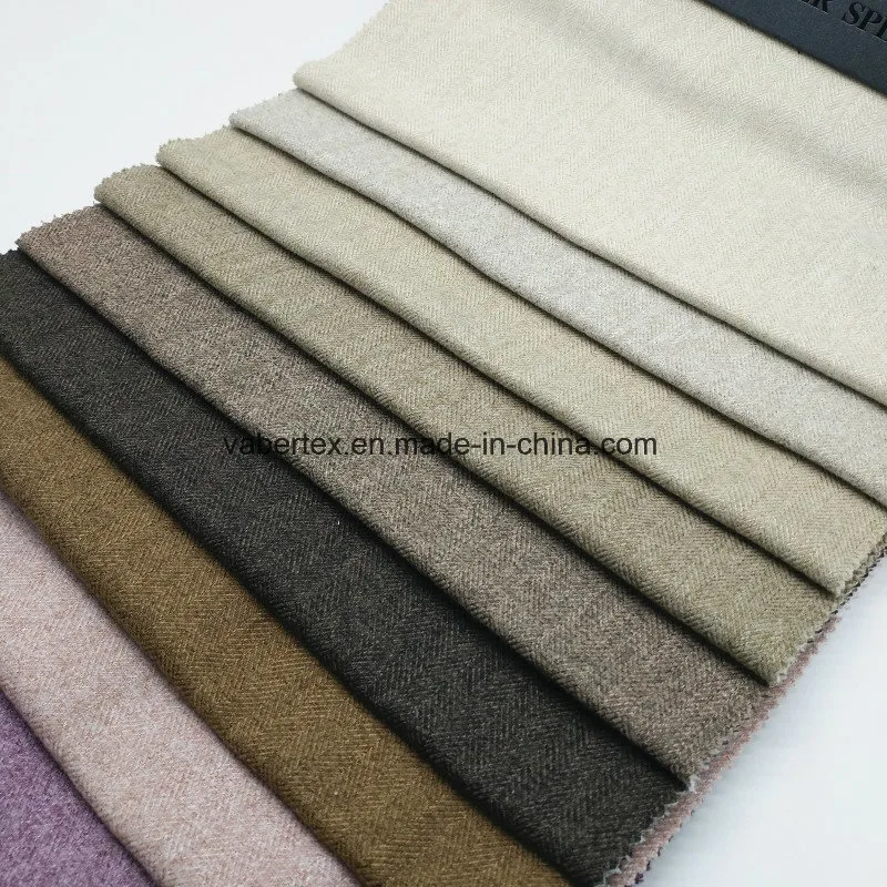 100% Polyester Upholstery Household Textile Chair Sofa Woven Dyed Wool Fabric