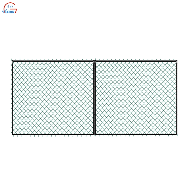 Low Carbon Steel Wire Mesh Anti-Shear Alarm Chain Link Fence Railway Fencing