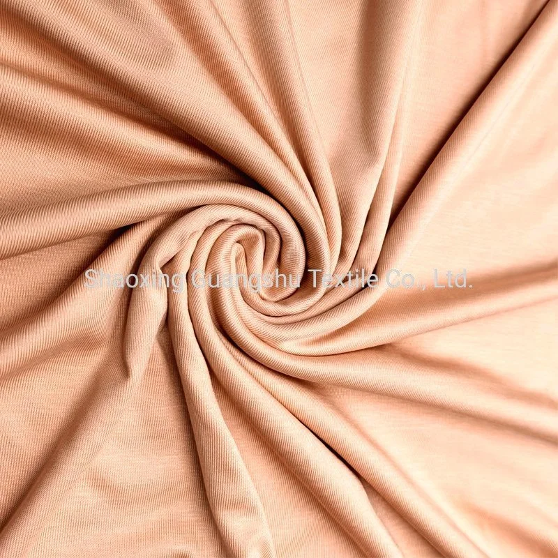 50s Modal High Spandex 1X1 Rib Fabric for Dress