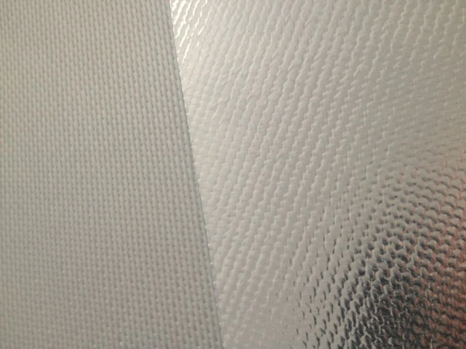 Revêtement de toile de fibre de verre de feuille d'aluminium comme isolant de tuyau