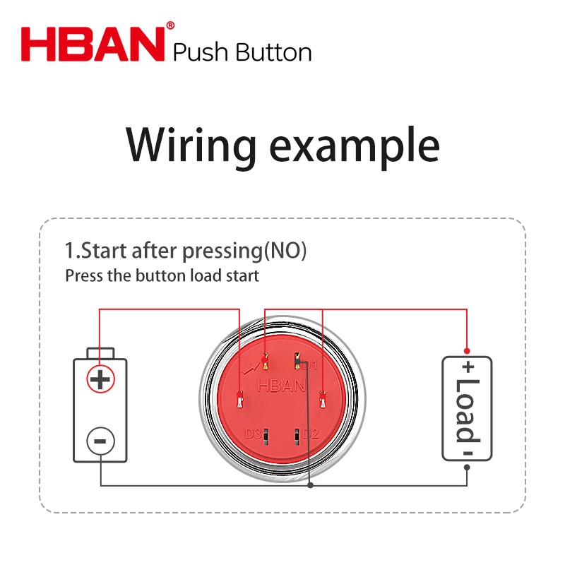 High quality/High cost performance  12mm Momentary IP67 Ring LED Metal Push Button Switch 12V