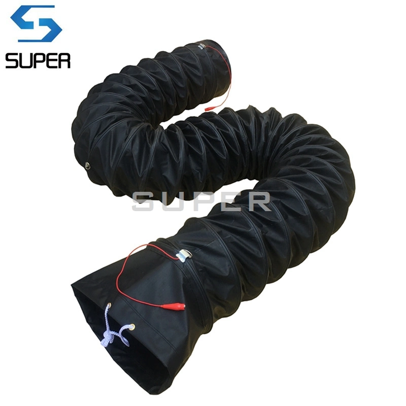 UV Resistant Explosion Proof Flexible Ventilation Duct with Conductive Clips