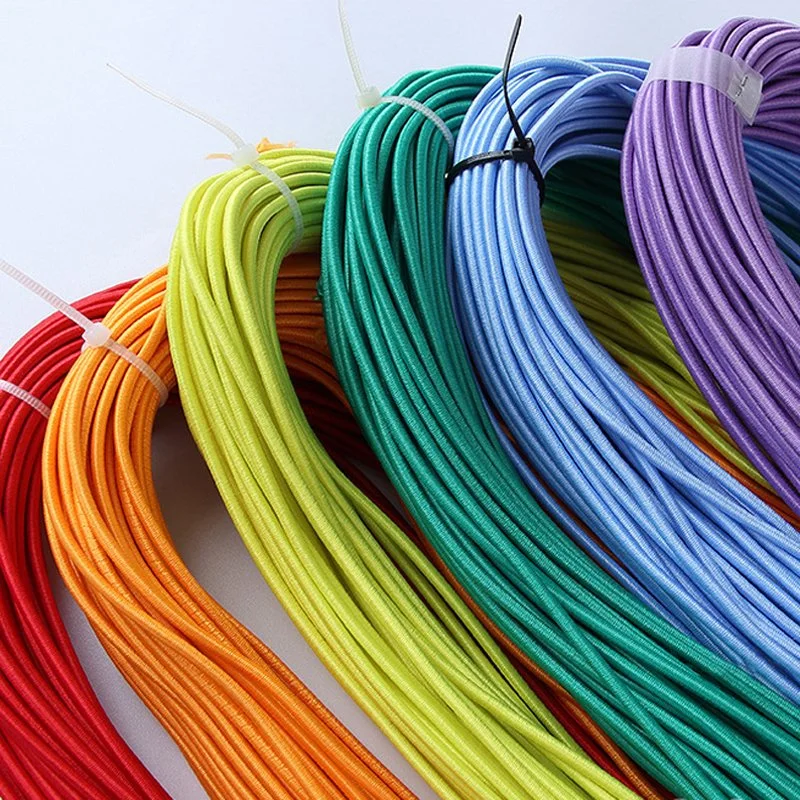 High quality/High cost performance Custom Elastic Rope Bungee Cord with Plastic Hook