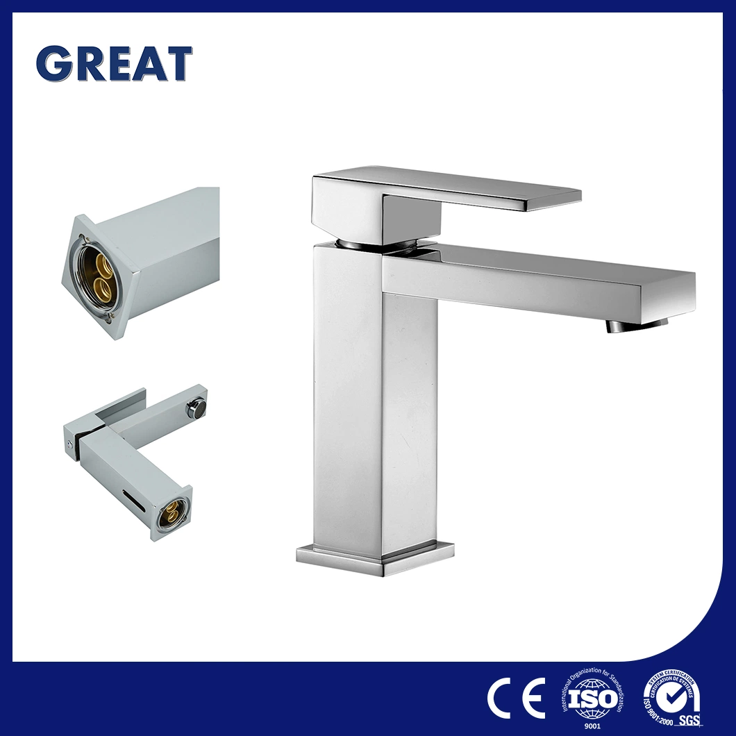 Great Faucet Bathroom Factory Sample Available Faucets Bathroom Sink Gl8201A82 Single Lever Basin Faucet China Thermostatic Basin Mixer