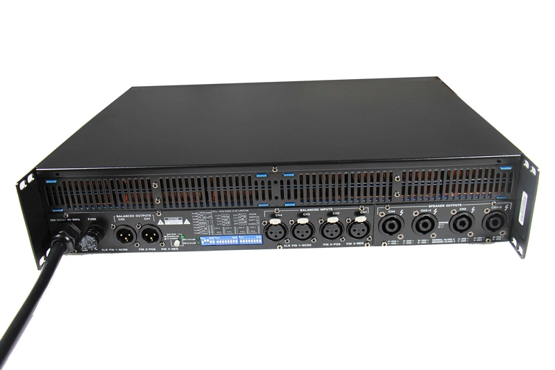 High Power 4 Channel Power Amplifier Sound Standard for Church