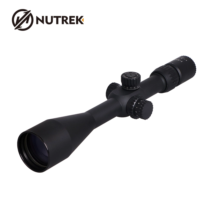Nutrek Optics Tactical Riflescope 5-25X56 Long Range Hunting Shooting Sniper Scope