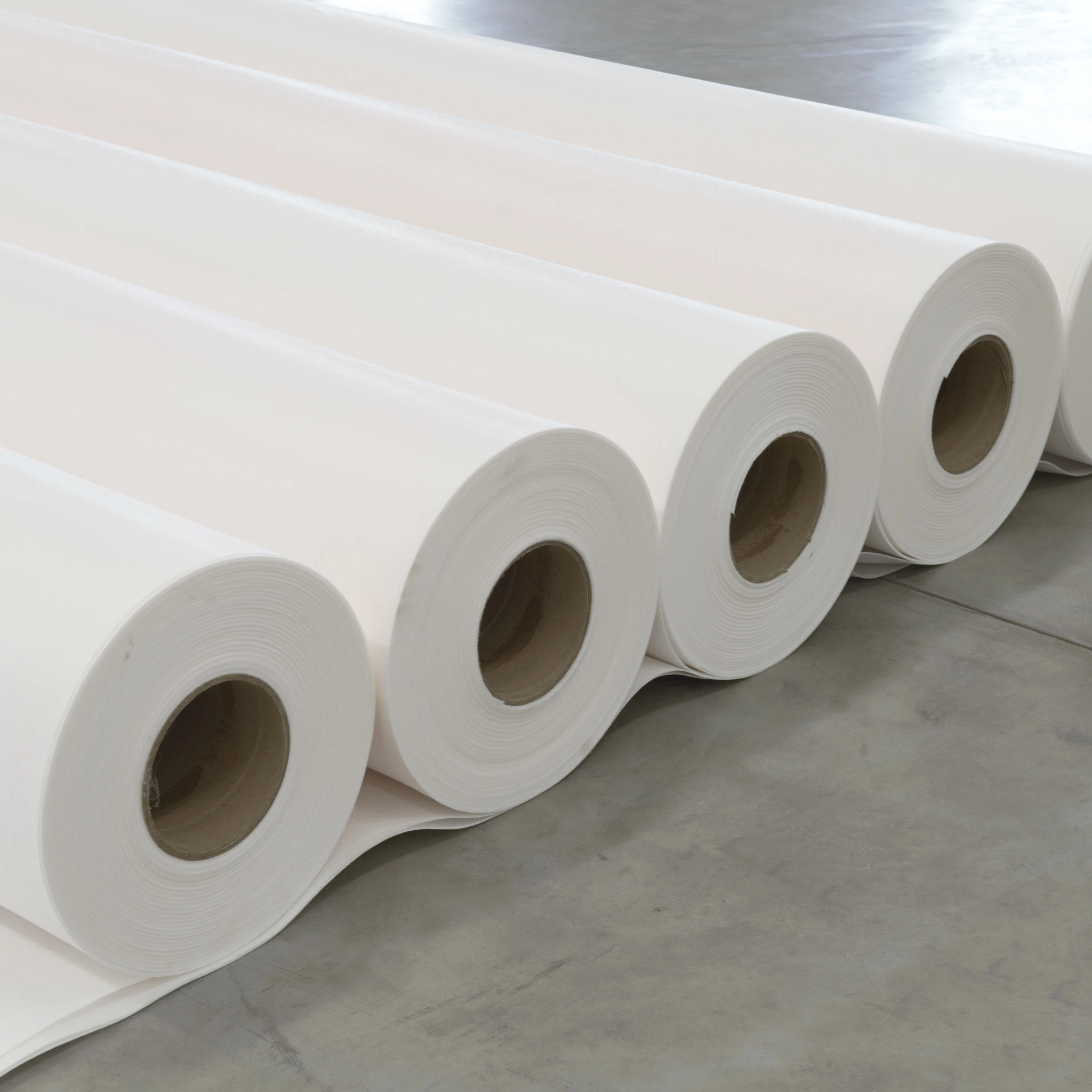 White Non Woven Polypropylene Filament Nonwoven Fabric Polyester Geotextile with CE Good Price