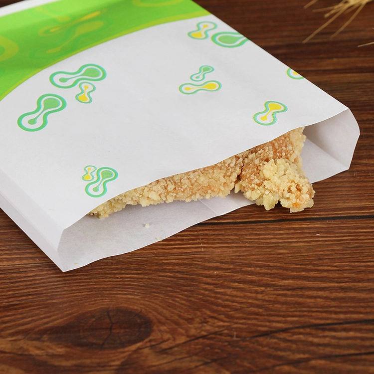 Al por mayor Kraft comida Bolsa de papel comestibles Sandwich Takeaway comida rápida Bolsas de embalaje para el almuerzo recicladas Color marrón reciclable