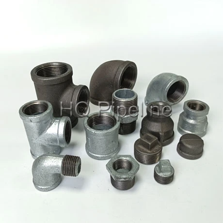 Hot DIP Galvanized/Black Pipe Fitting Malleable Casting Iron Plumbing Pipe Fittings