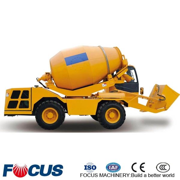 2.6m3, 4m3 Self Loading Concrete Truck Mixer