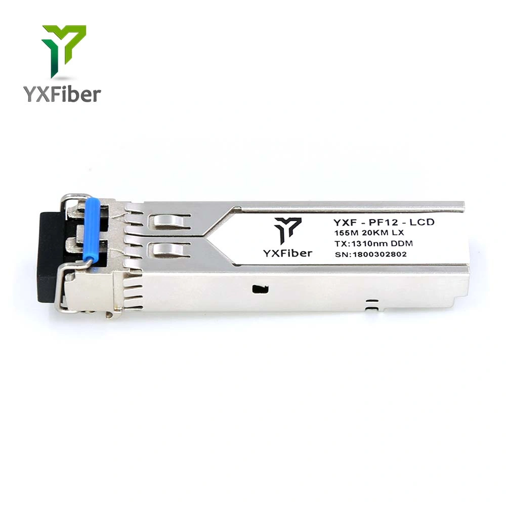 Duplex LC China SMF 20km 155m 1310nm SFP Optical Transceiver Ddm Modules