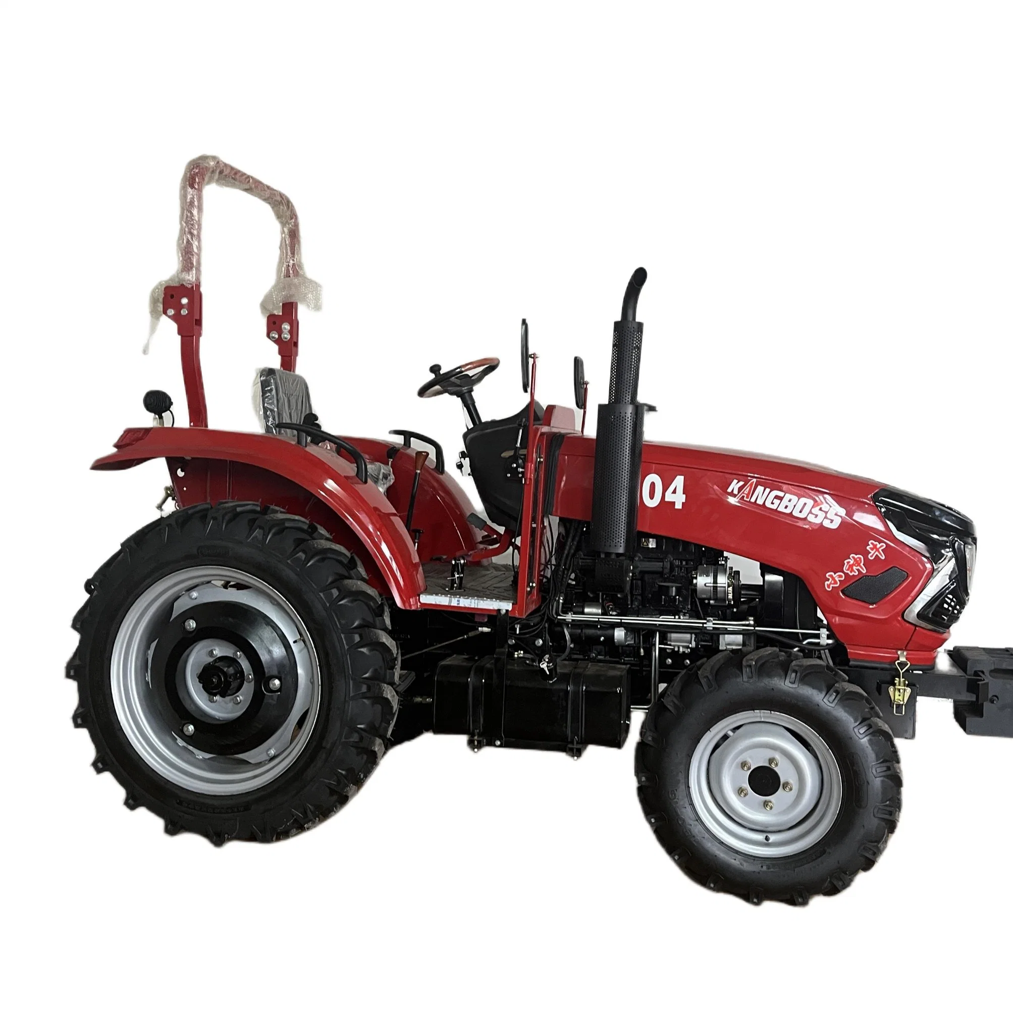 Novo design de máquinas agrícolas 4X4 Jardim da Roda Orchard 60HP 70HP Trator com Certificado CE