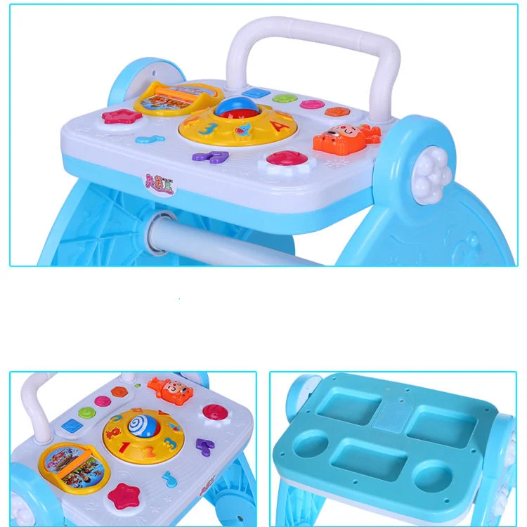 2023 High quality/High cost performance Safe 3 in 1 Multifunctional Baby Car Toy Musical Kids Baby Walker Toys