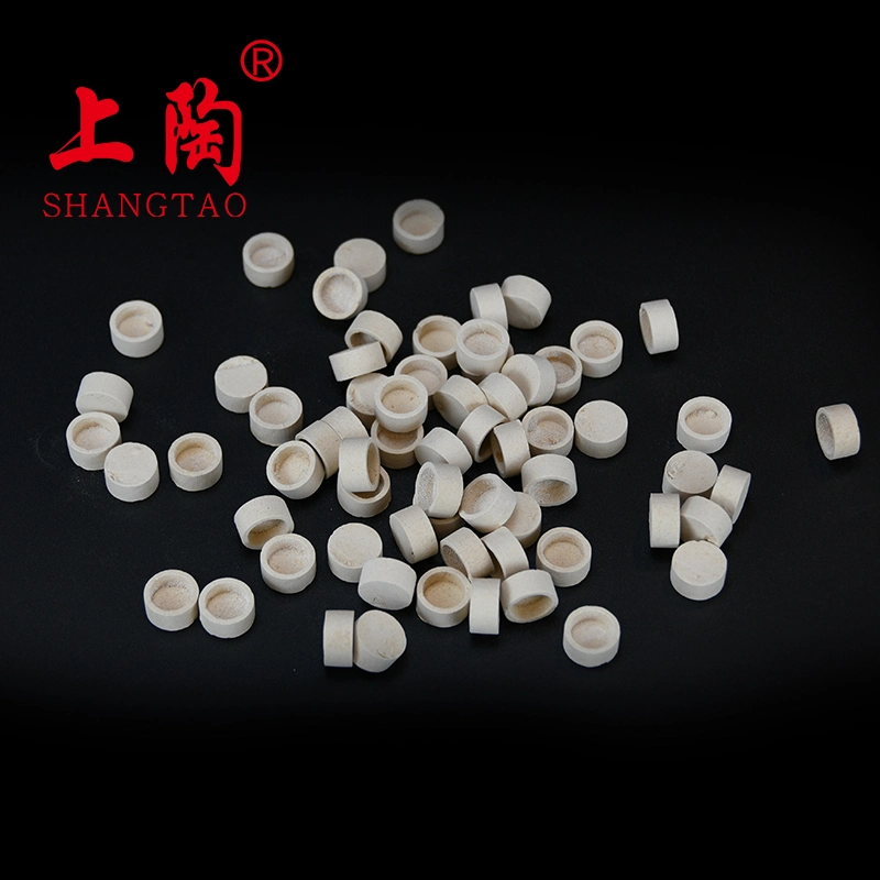 Good Quality High Purity MGO Magnesia Melting Ceramic Crucible with Flat Base