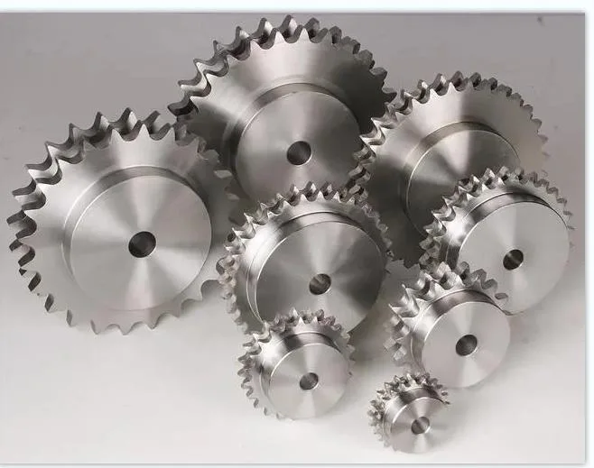 ترس ناقل حركة عجلة سلسلة العجلة من الفولاذ المقاوم للصدأ مخصص واحترافي الجزء