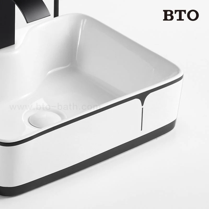 Popular Sanitary Ware Art Basin Hand Wash Ceramic Countertop Basin for Bathroom Tabletop