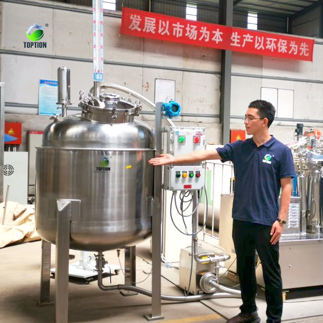 500L Chemical Liquid Alcohol Stainless Steel Single-Layer Storage Tank Jacketed Double Layer Prices