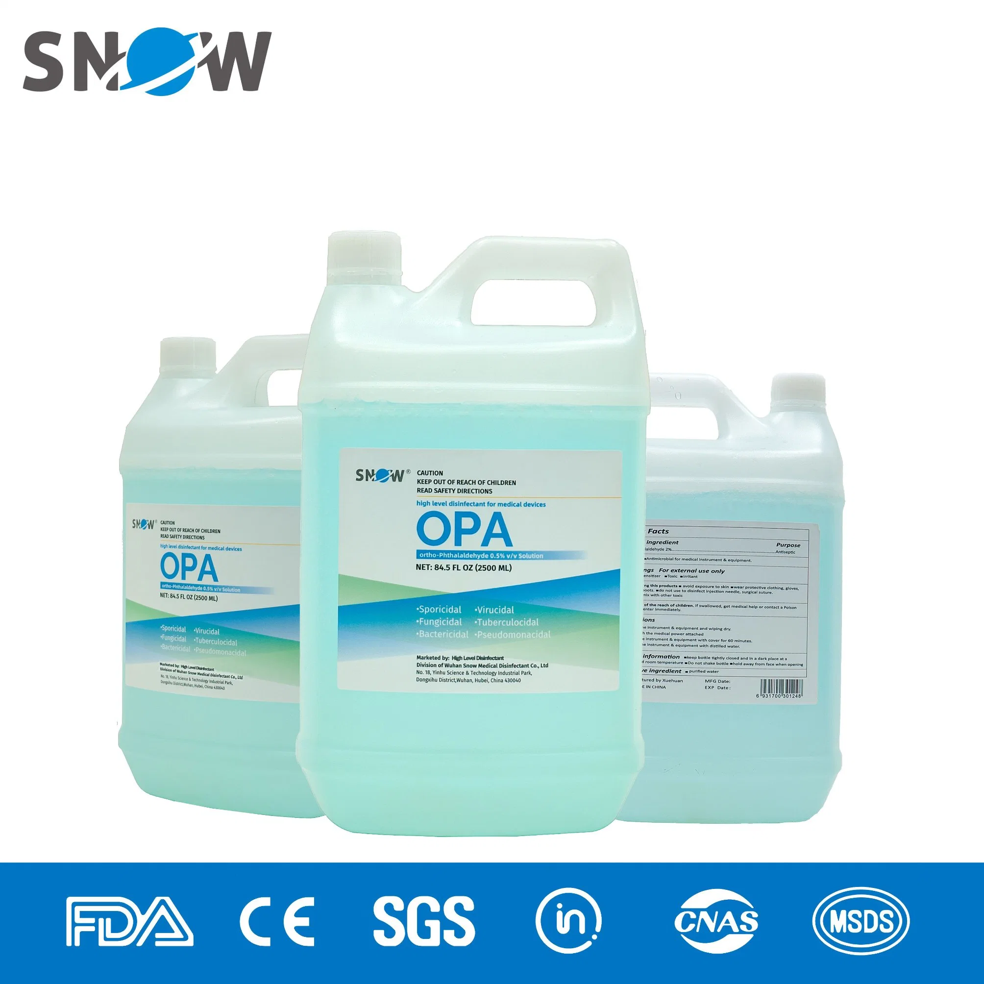 Flexible Endoscopy Sterilization Disinfection Opa Ortho Phthalaldehyde Solution for Hospital Medical Device Disinfection