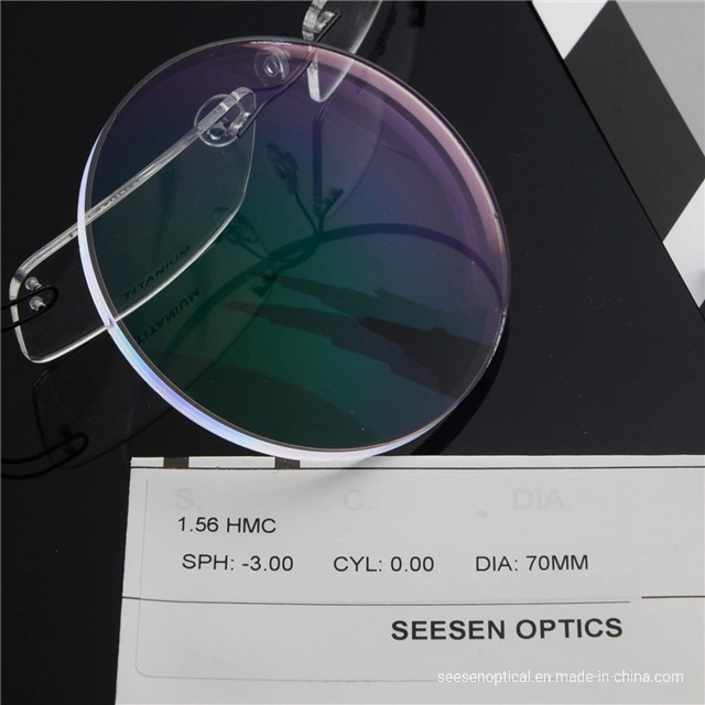 Hochverkaufte Ophthalmische Linsen 1,56 Hmc/Shmc Resin Optical Single Vision Objektiv für Brillen