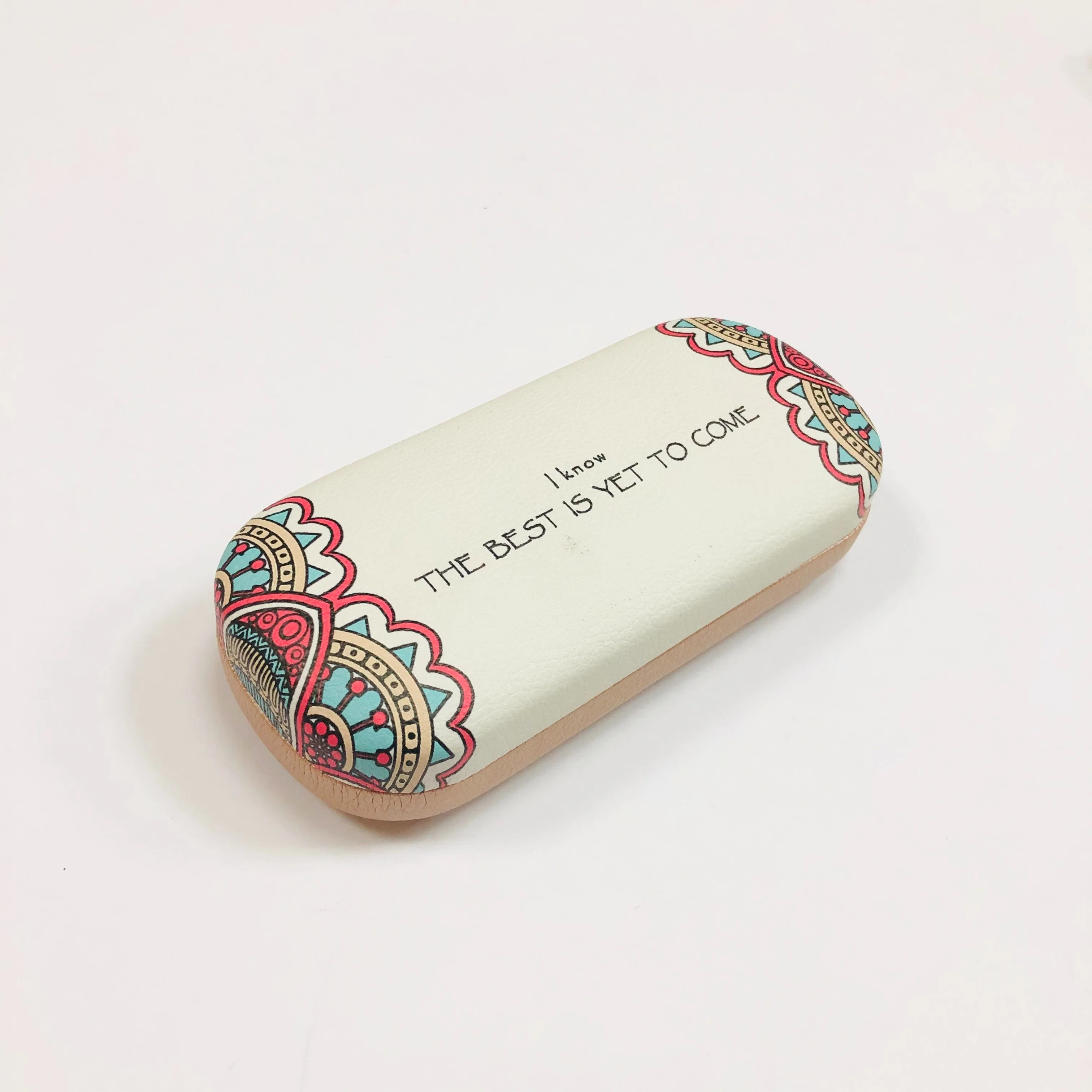 Wholesale/Supplier Fashion Colorful Leather Metal Case for Optical Eye Glasses