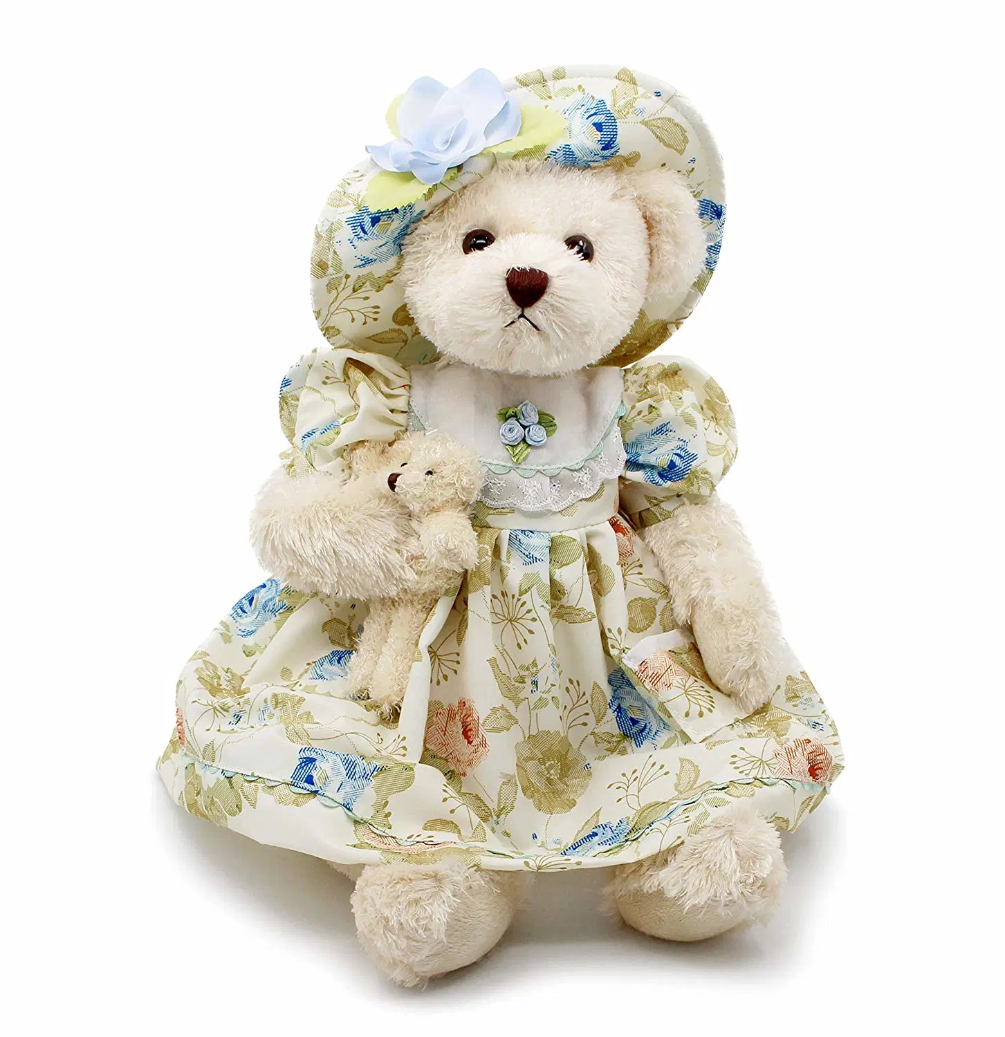 Blumenschmuck stehend Tier CE gefüllte Teddybär mit Baby