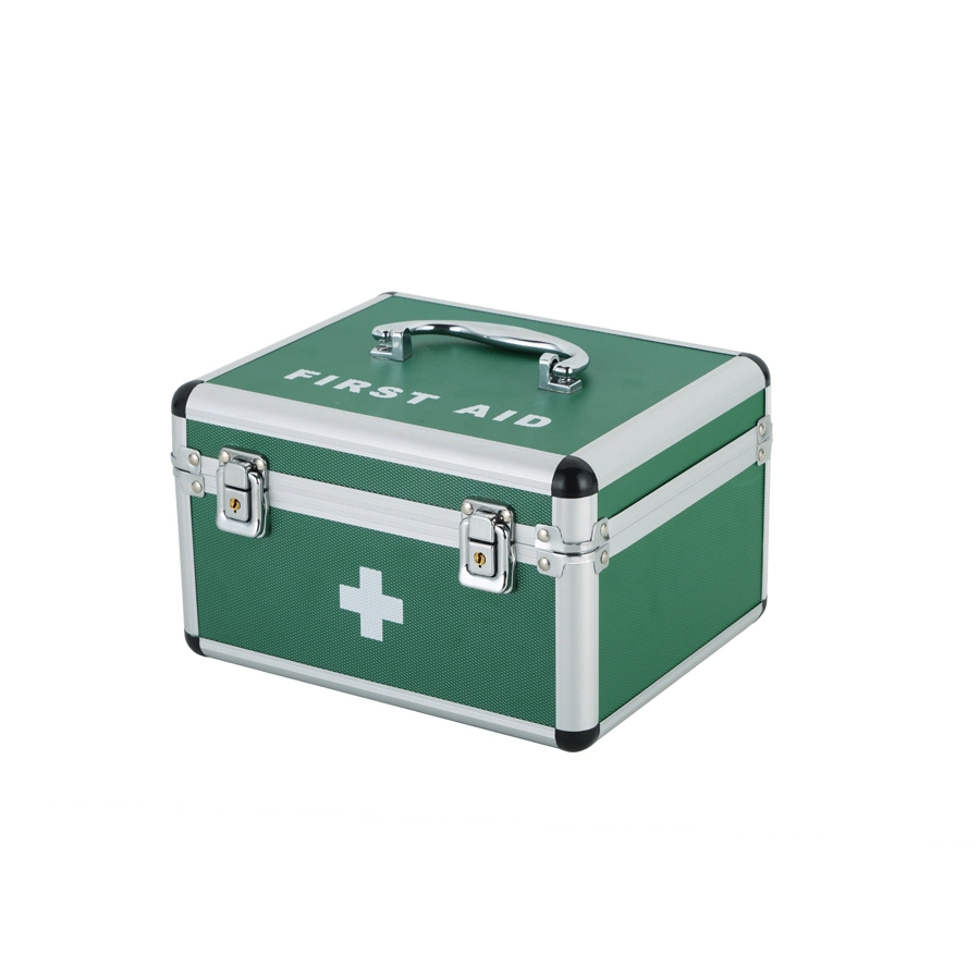 Disque d'urgence médicale personnalisée Trousse de premiers secours cas en aluminium