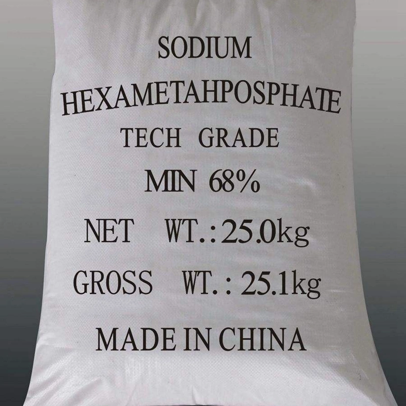 Les ingrédients alimentaires additif P2O5 68%Min. Le Sodium Hexametaphosphate SHMP