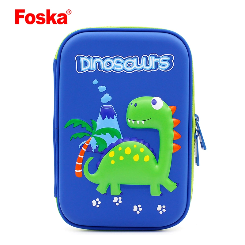 Foska High Quality Cartoon Animal Big Capacity Student Lovely Pencil Bag