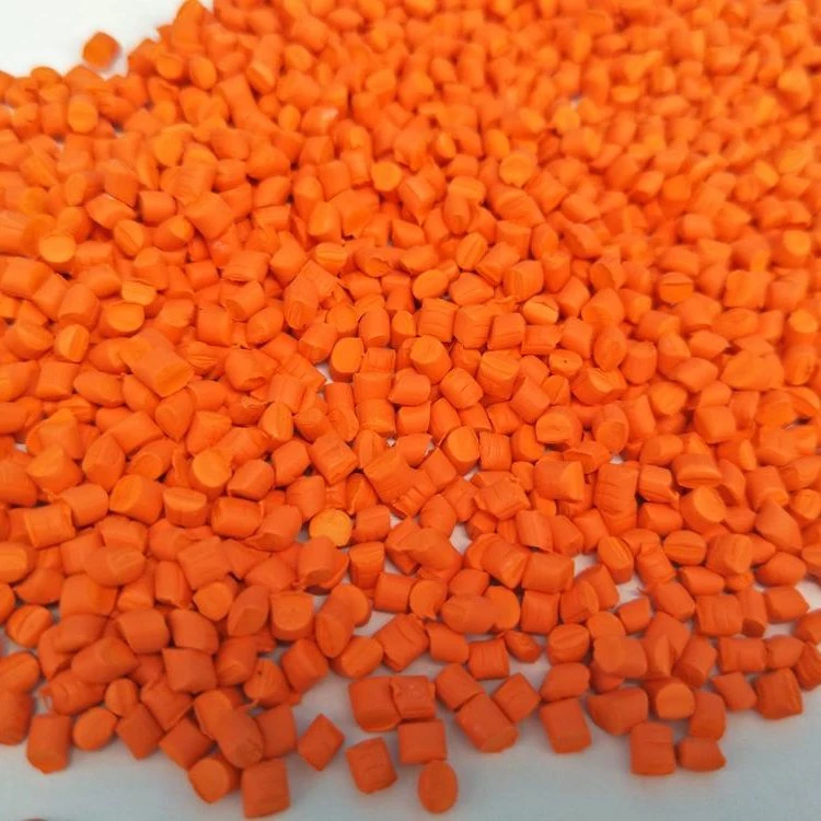 Plastic Orange Color Masterbatch for PP PE ABS EVA