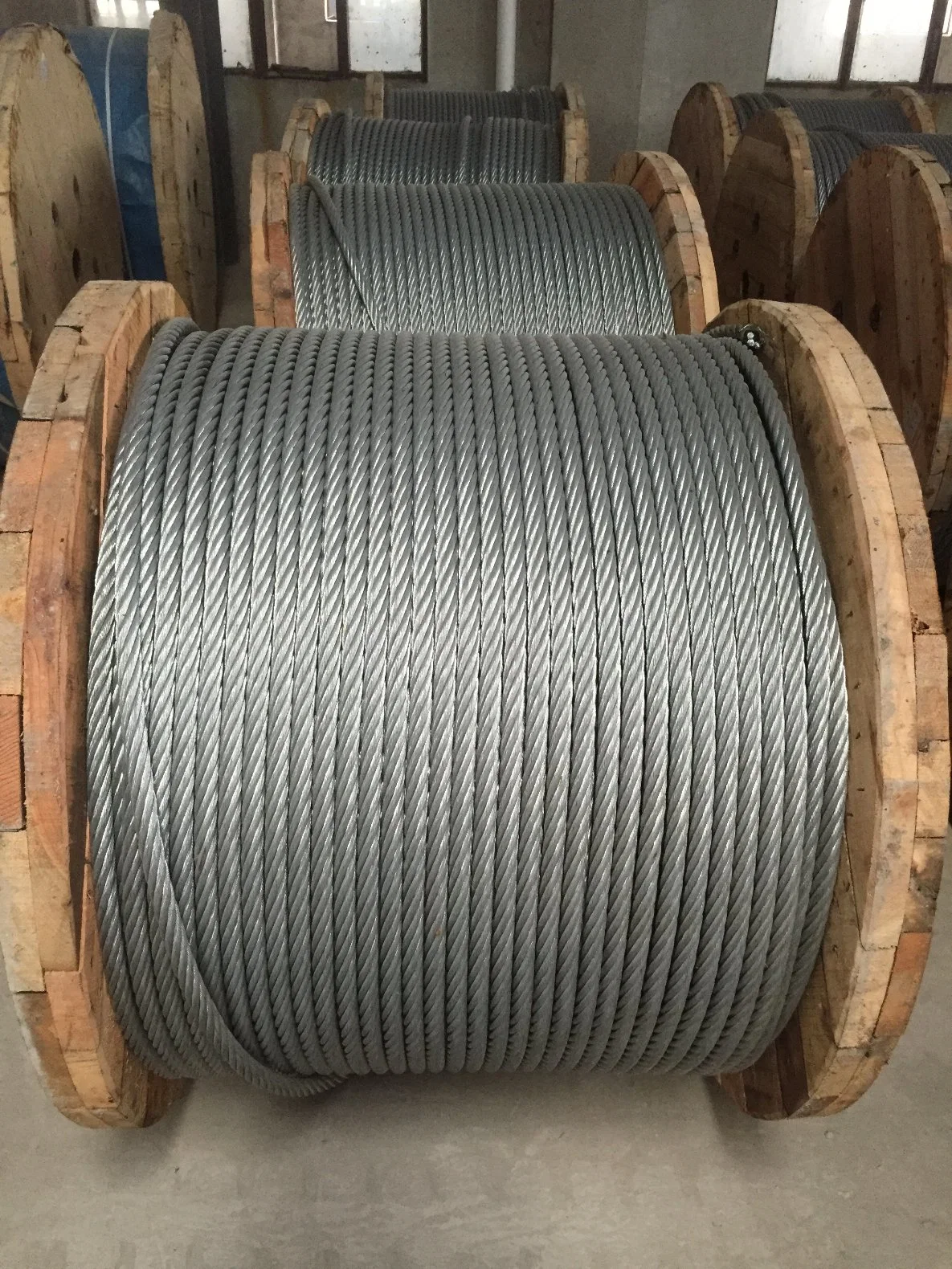 Cold Zinc Coating Galvanized 6X19 Steel Wire Rope