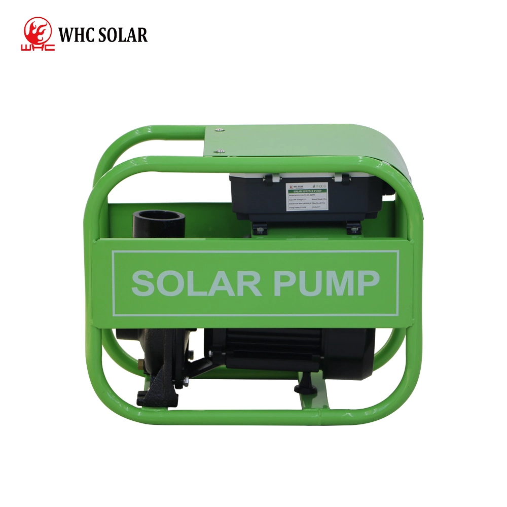 WHC batería de CA DC 3 pulgadas 1500W Ahorro de energía solar Bomba de agua de pozo profundo para agua viva