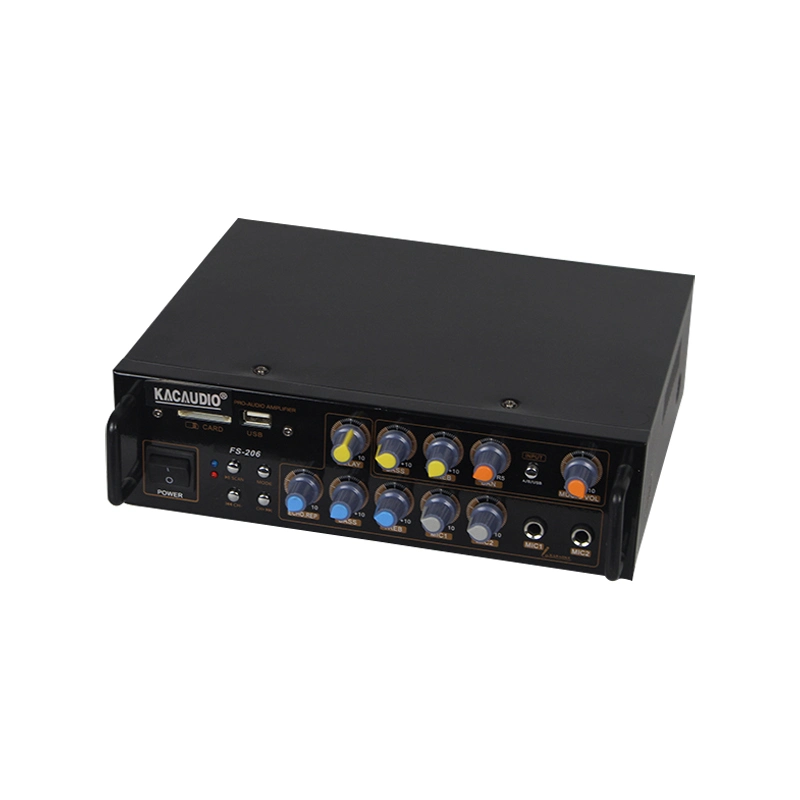 40Hz--20kHz Frequency Range Karaoke Power Amplifier with 2 Channels