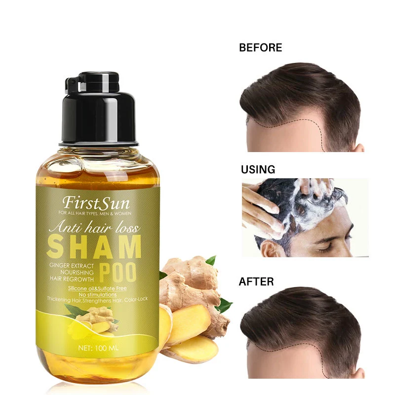 Tratamento de gengibre Repair Smooth Hair Lotion Shampoo