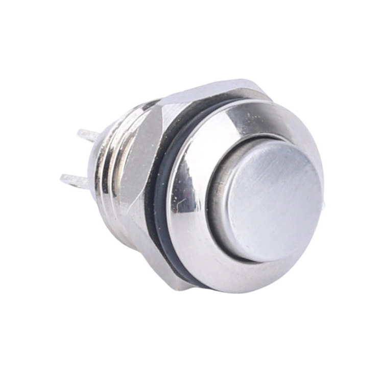 10mm Small Low Voltage Push Button Switch Momentary High Round Head 1no Mini Push Button Switch Waterproof